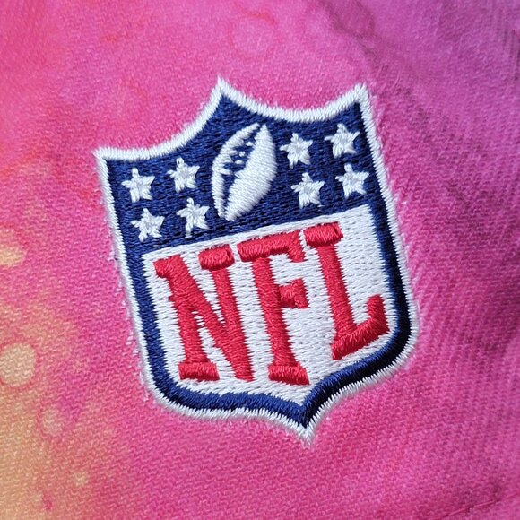 NFL Jacksonville Jaguars Football Crucial Catch Tie Dye Stretch Fit Cap - M/L - Picture 10 of 12